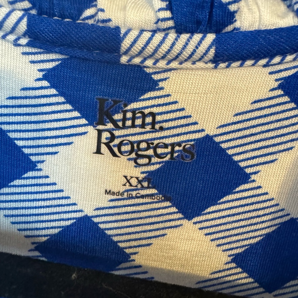 NWT  KIM ROGERS  SUMMER TOP   2X PLUS     #CL4 - Picture 8 of 10